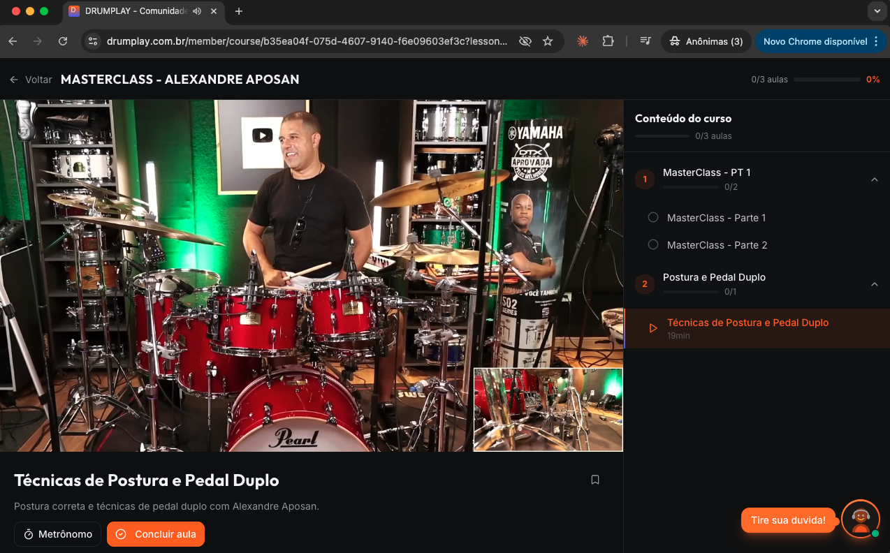 MasterClass com Alexandre Aposan